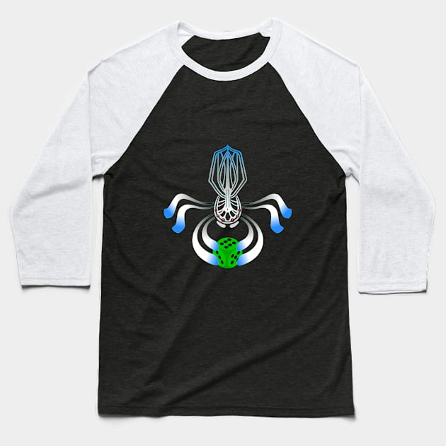 Paper spider Baseball T-Shirt by moonmorph